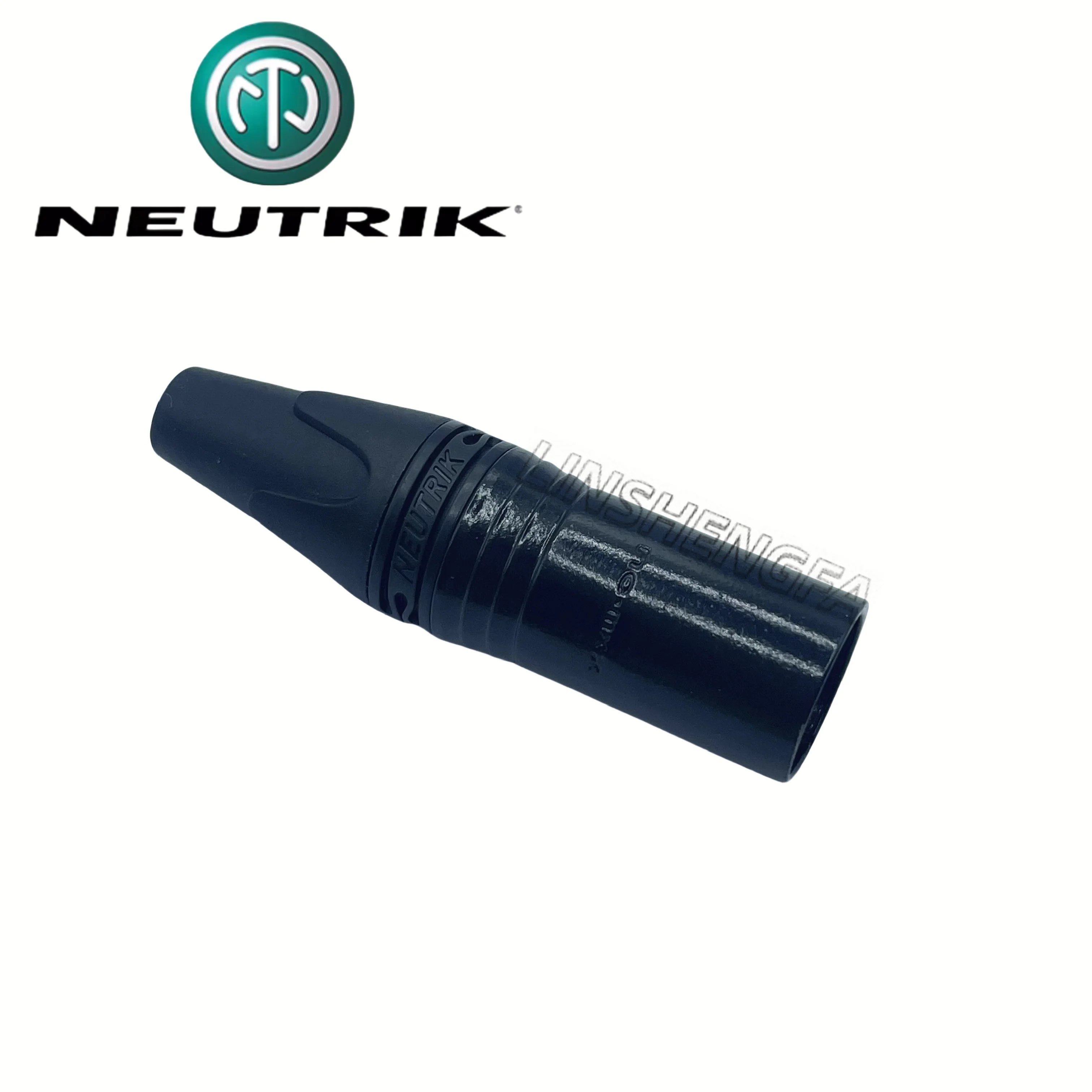 20 piezas/LOTNEUTRIK conector de micrófono XLR macho NC3MXX de 3 pines chapado en oro negro