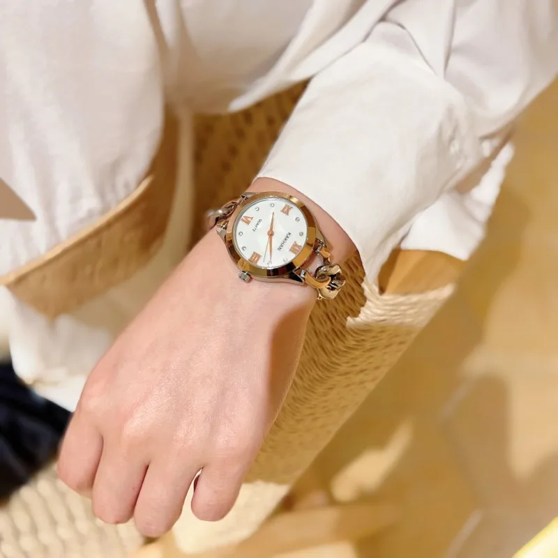

New retro quartz watch niche student high-value birthday gift light luxury fashion classic waterproof women's watch casual