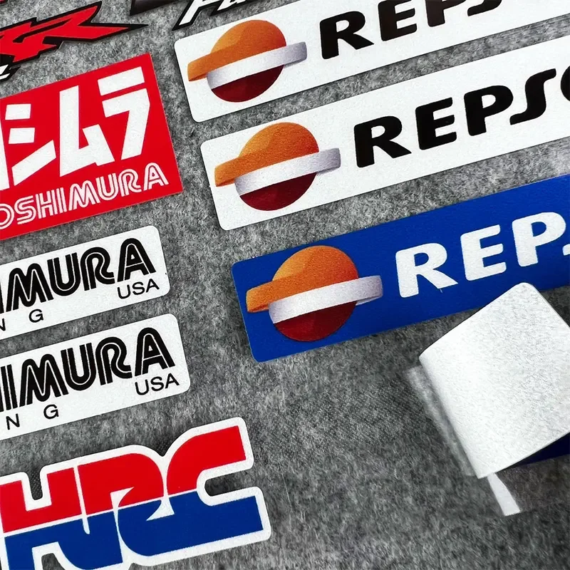 Stiker helm decal Tank Aksesori berkendara sepeda motor reflektif untuk HRC REPSOL CBR1000RR CBR650F CBR600RR CBR500/300/200R