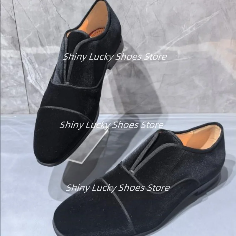 

Мужская обувь с квадратным носком, швейные линии на плоской подошве, мужские лоферы на мелкой подошве, бархатные Zapatos Hombre, однотонные