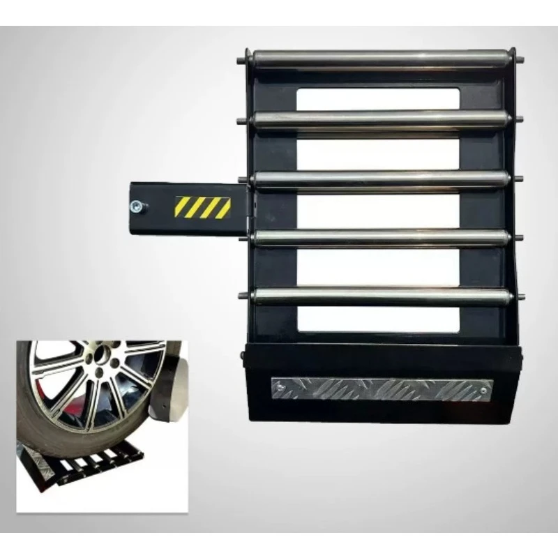 White Steel Tire Roller Plate Sliding Base Board for Tire Changer Wheel Removal Auxiliary Tire Repair Change Tool