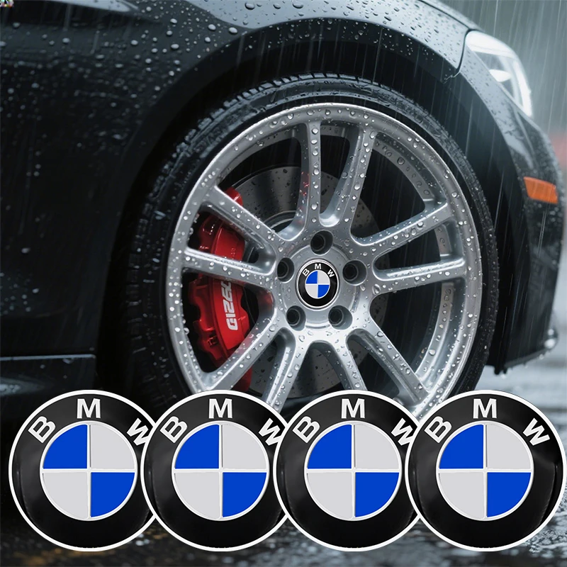 

4pcs 56mm Car wheel hub cover badge sticker For BMW M 50th E39 E46 E90 E36 E60 E34 E30 F30 X5 X6 71 E92 E93 E87 E83 F31 F22 F34