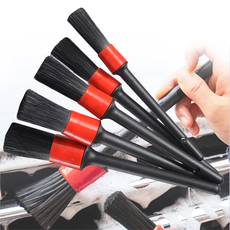 2023 Car Cleaning Drill Brush Set Wash Kit Detailing Vents Rim Air Conditioning Towel Gloves Polisher Microfiber Dirt Dust Tools