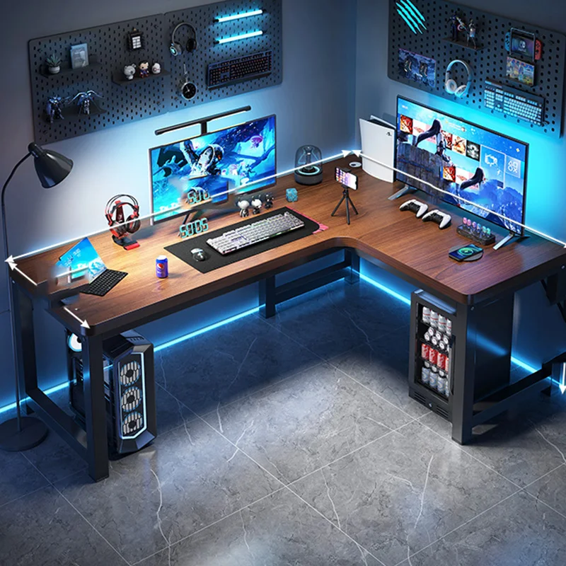 Gamer Computer Desks Bedroom Auxiliary Standing Desktops Gaming Desk Organizer StudentEscritorio Oficina Office Work Furniture