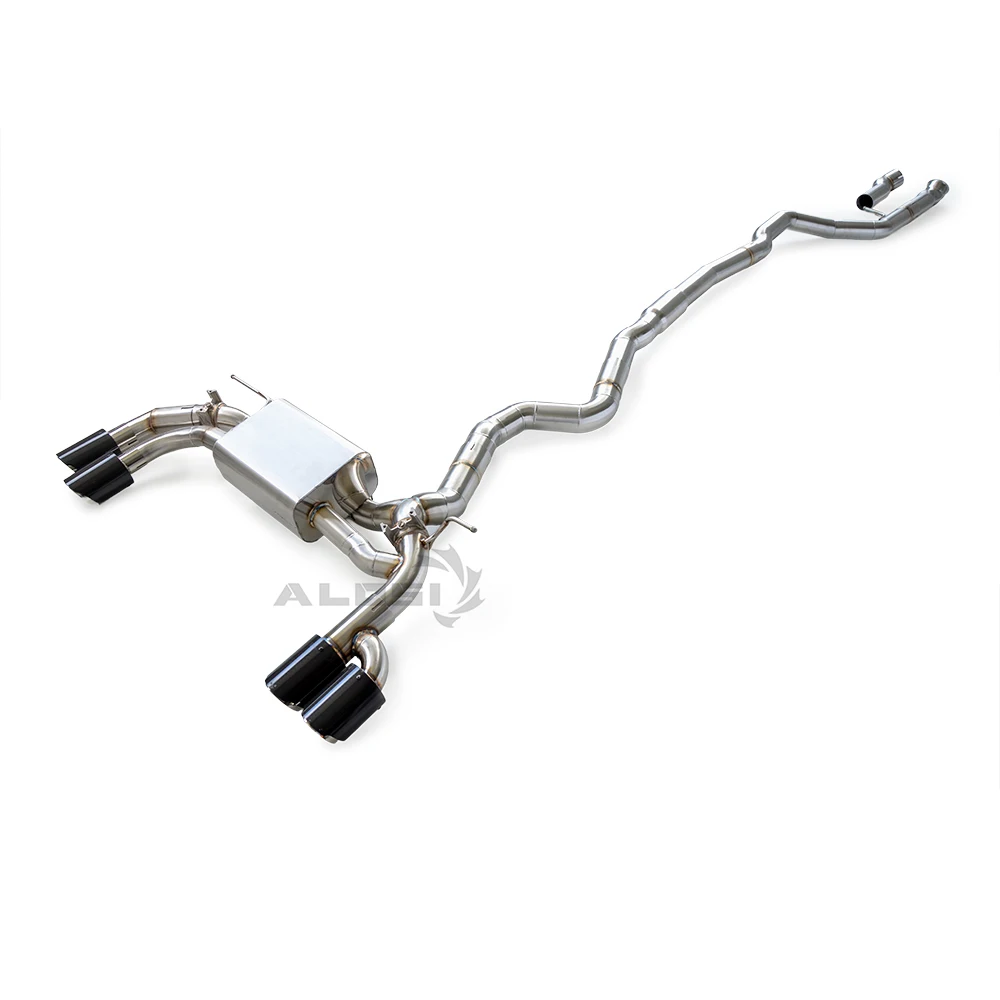 Quad Tip Performance Axle-back for 435i N55 F32 F33 3.0T | Valvetronic Exhaust System 304 Stainless Steel 2014-2016