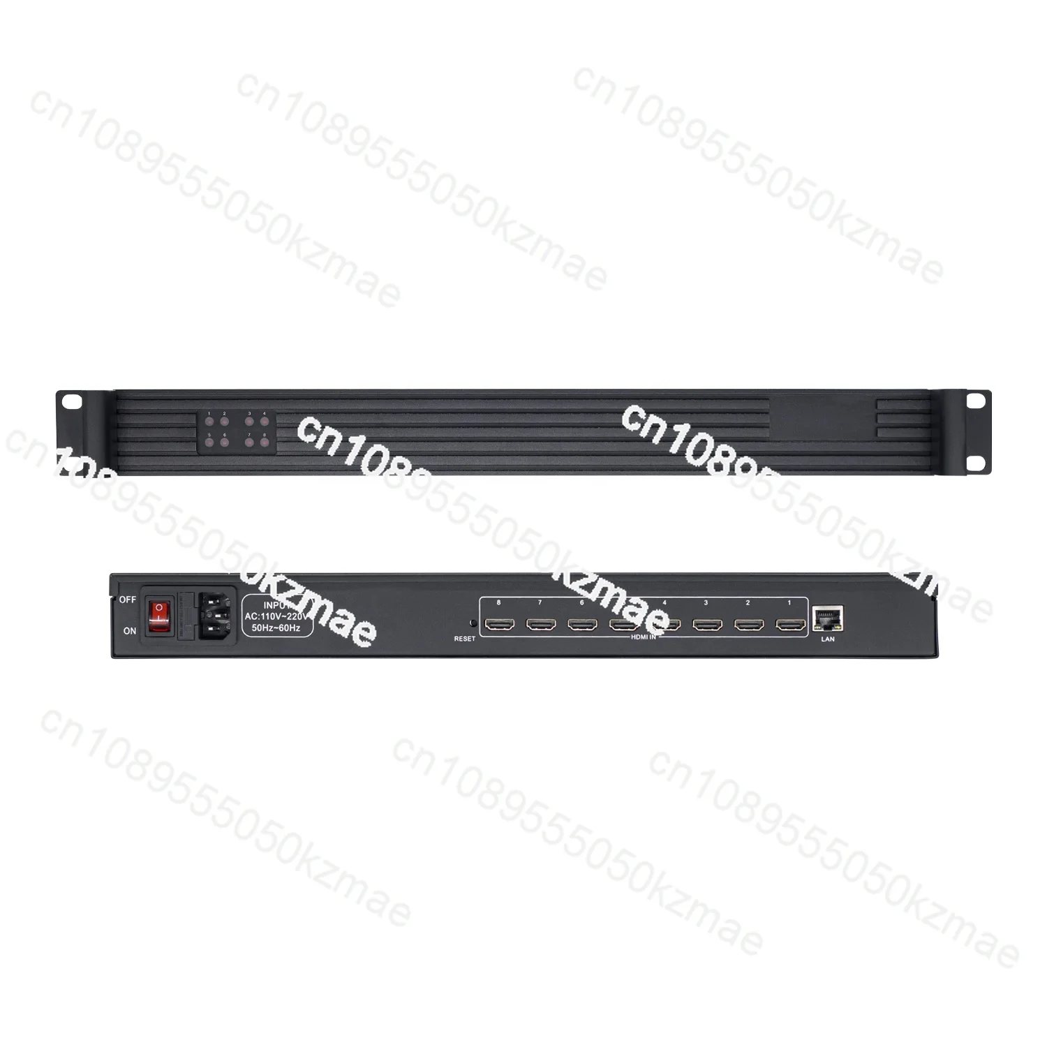 مخصص 8 قناة SRT RTMP RTSP H.265 H.264 HDMI فيديو بطاقة التقاط الصوت والفيديو صندوق التشفير 1U رف NVR Vmix يوتيوب فيسبوك IPTV #3