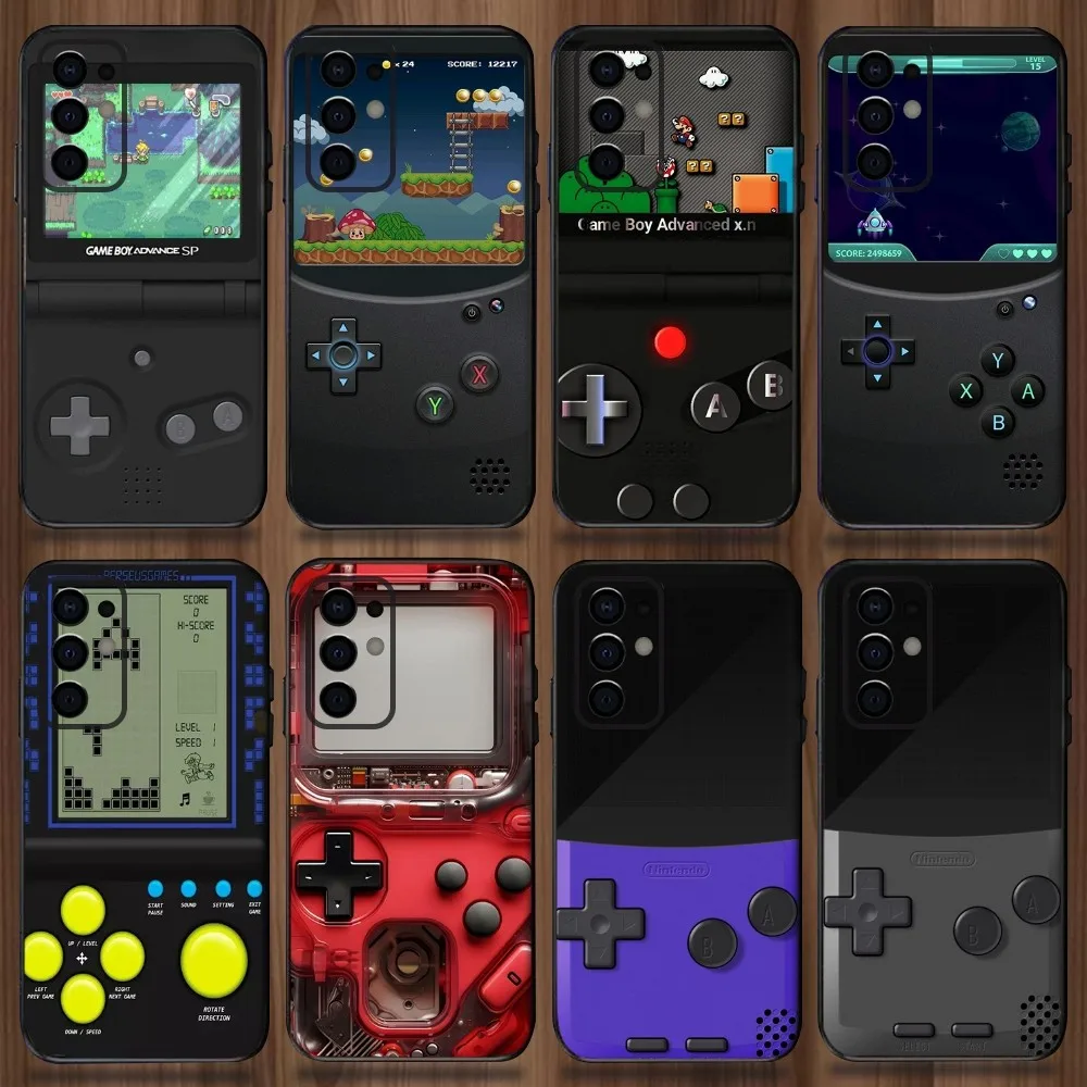 Video Game Boy Vintage GamePad Phone Case For Samsung Galaxy A13,A21s,A22,A31,A32,A52,A53,A71,A80,A91 Soft Black Cover