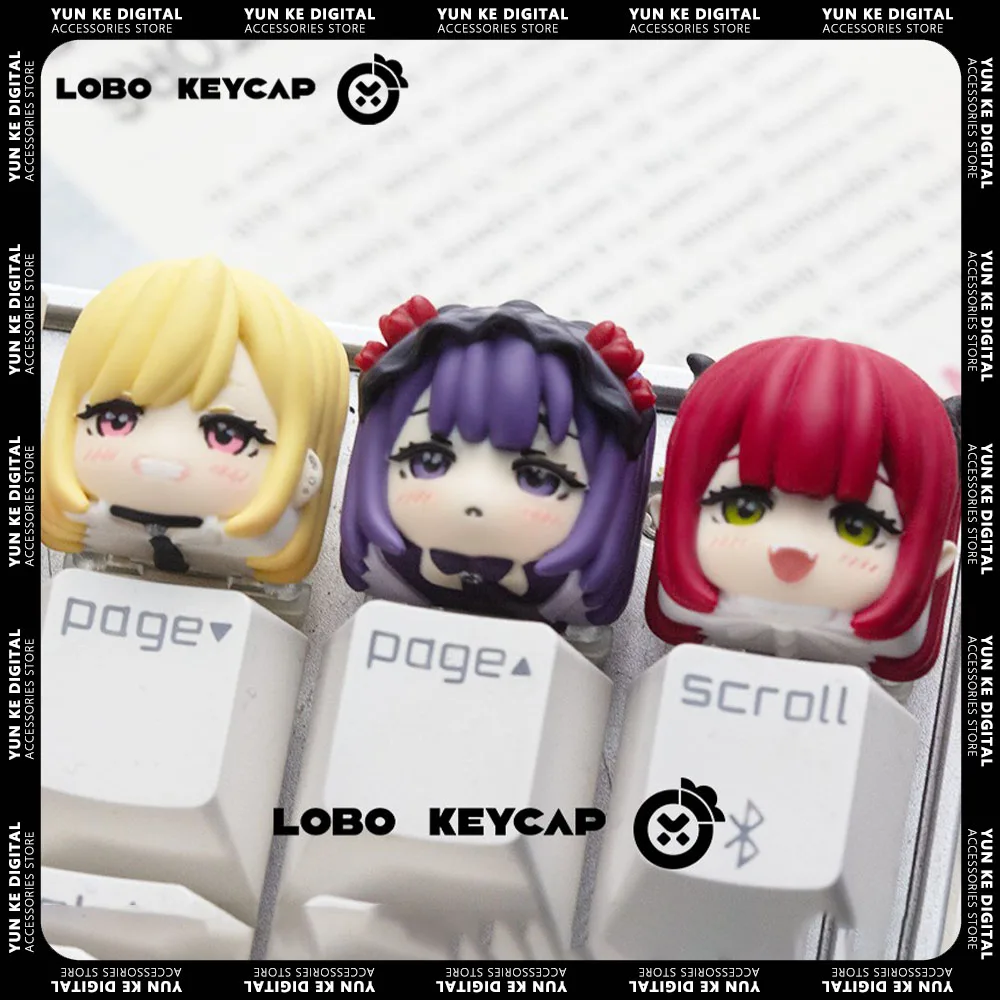 LOBO My Dress-Up Darling Keycap Hand-made Resin Keycap Mechanical Keyboard Keycaps Cute Customized Gaming Accessories Gifts