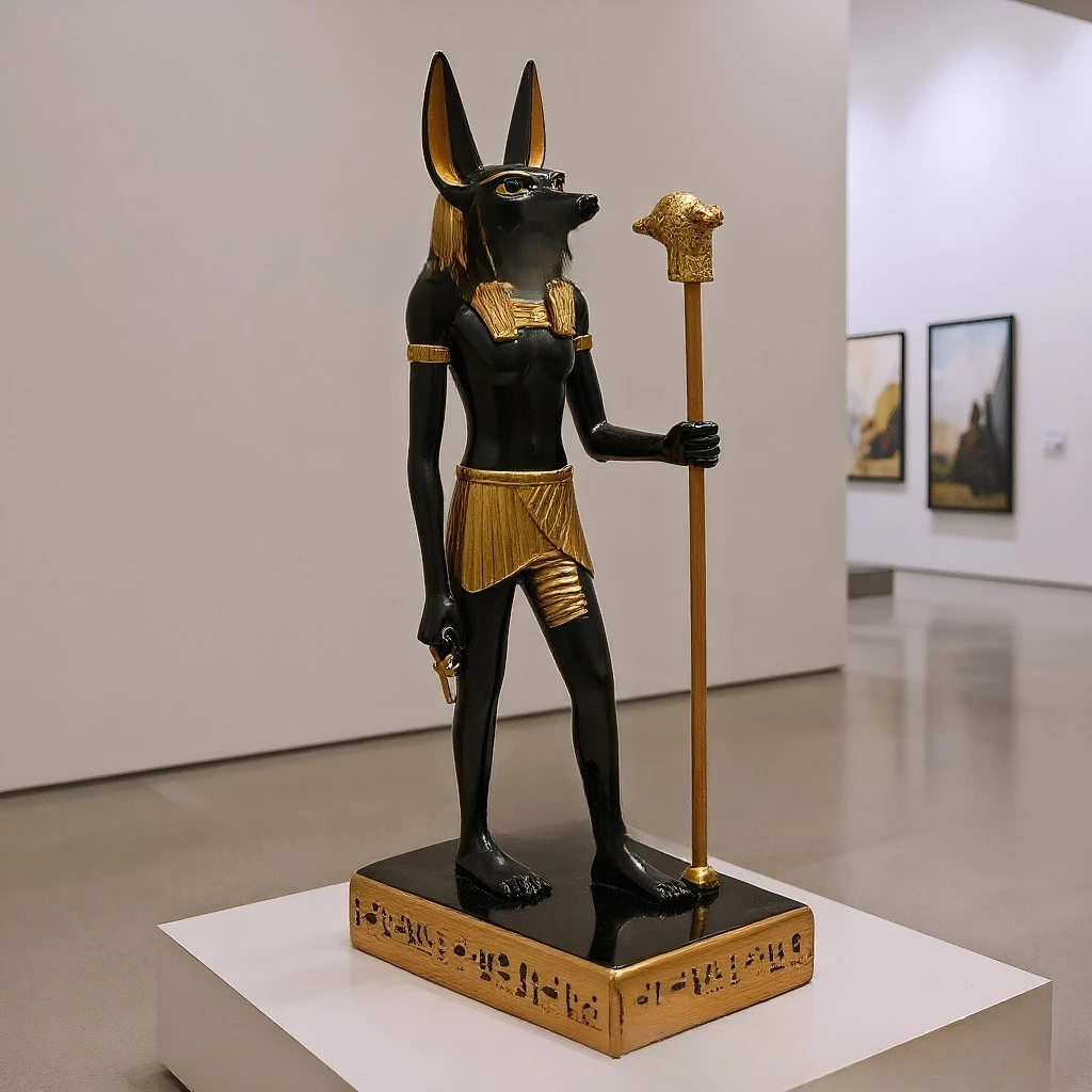 Ancient Egyptian Pharaoh Resin Handicrafts Ornaments, Anubis Decorative Porch Living Room Wholesale