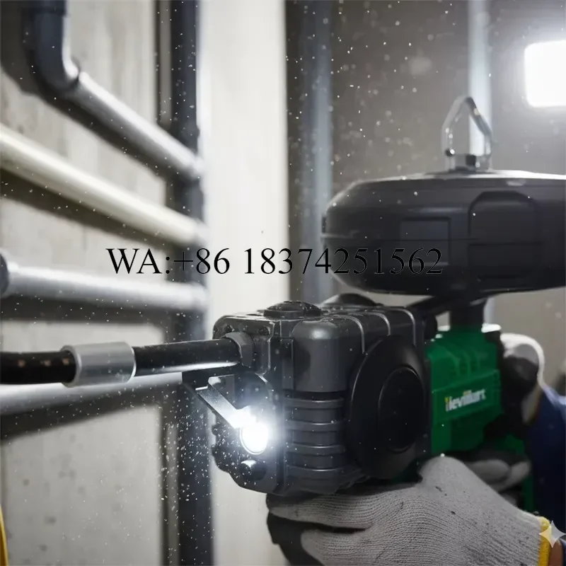 Wmwmnu for Automatic 21V Cordless Wire Pulling High Power Electrician Threading Tool for Building Wall Pipe Cable