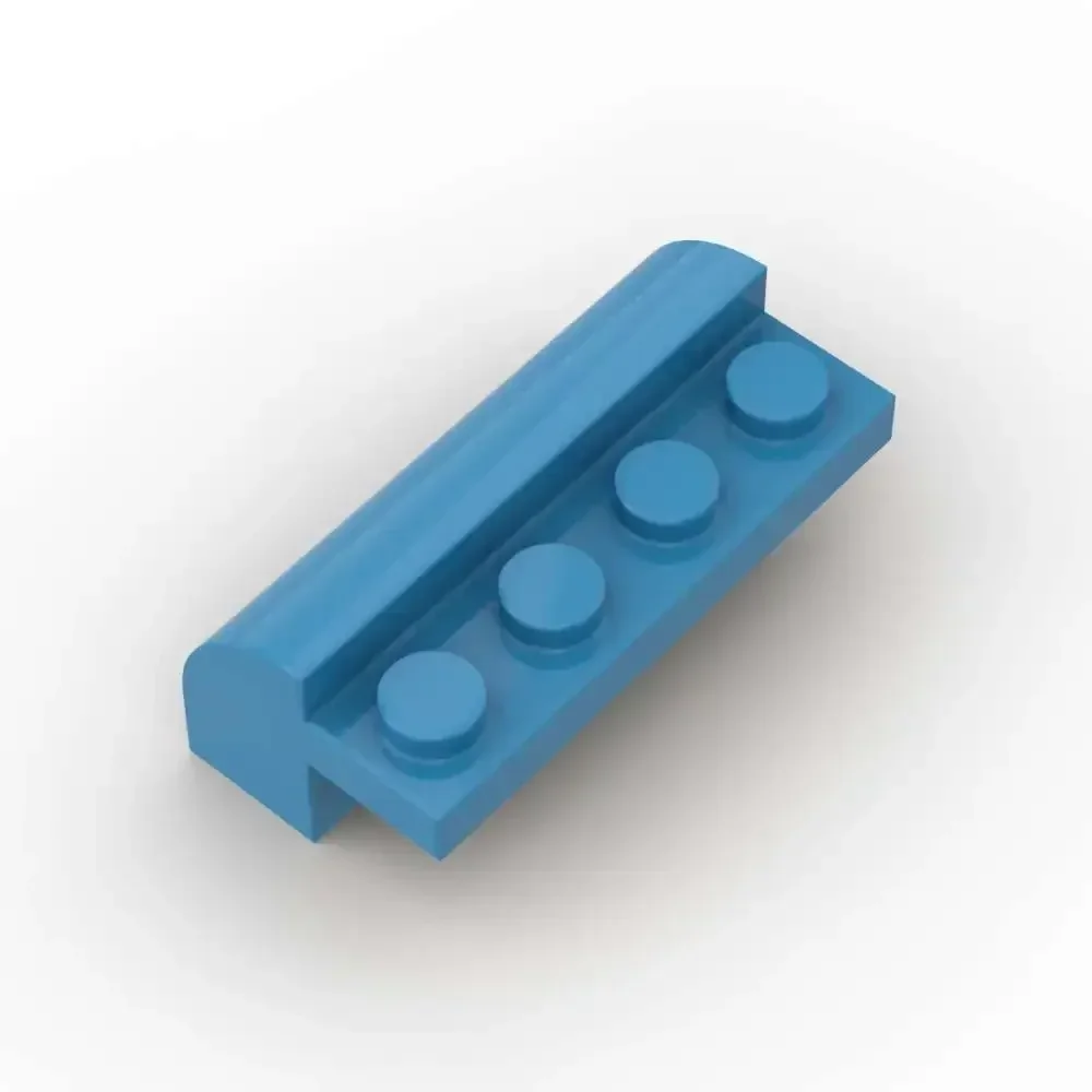 

MOC 10PCS Part Bricks 6081 2x4x1 1/3 Slope Curved Building Blocks With 4 Recessted Studs Educational DIY Toy Birthday Kid Gift