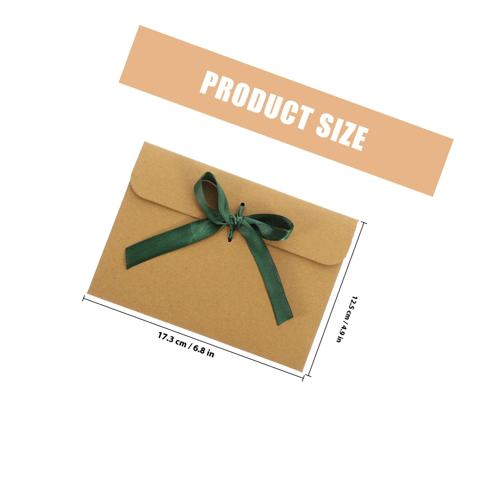 Sobres de papel Kraft de 50 Uds., tarjeteros pequeños de estilo Simple Vintage para invitaciones, suministros de papelería de felicitación