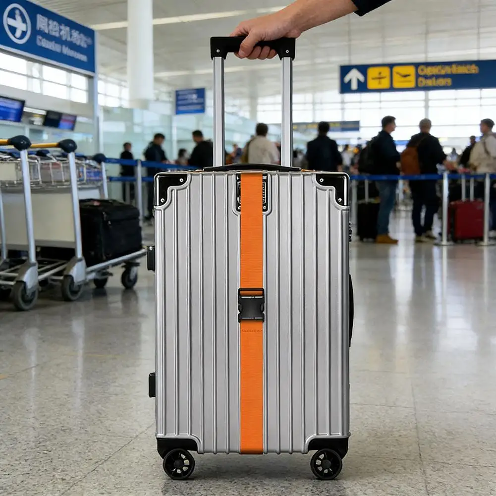 Adjustable Luggage Strap Luggage Box Explosion-proof Fastening Strap Travel Packing Belt Travel Storage Box Protect Tie 165*5CM