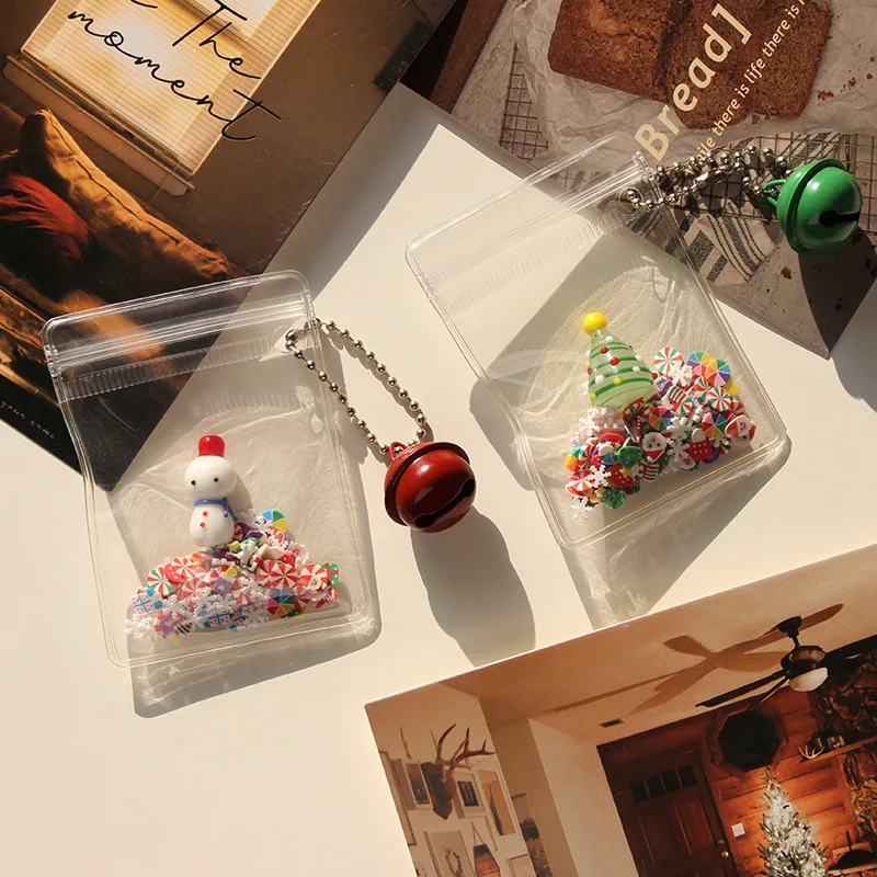 Christmas handmade glazed Santa pendant, cartoon Christmas tree peace fruit glass gift decoration