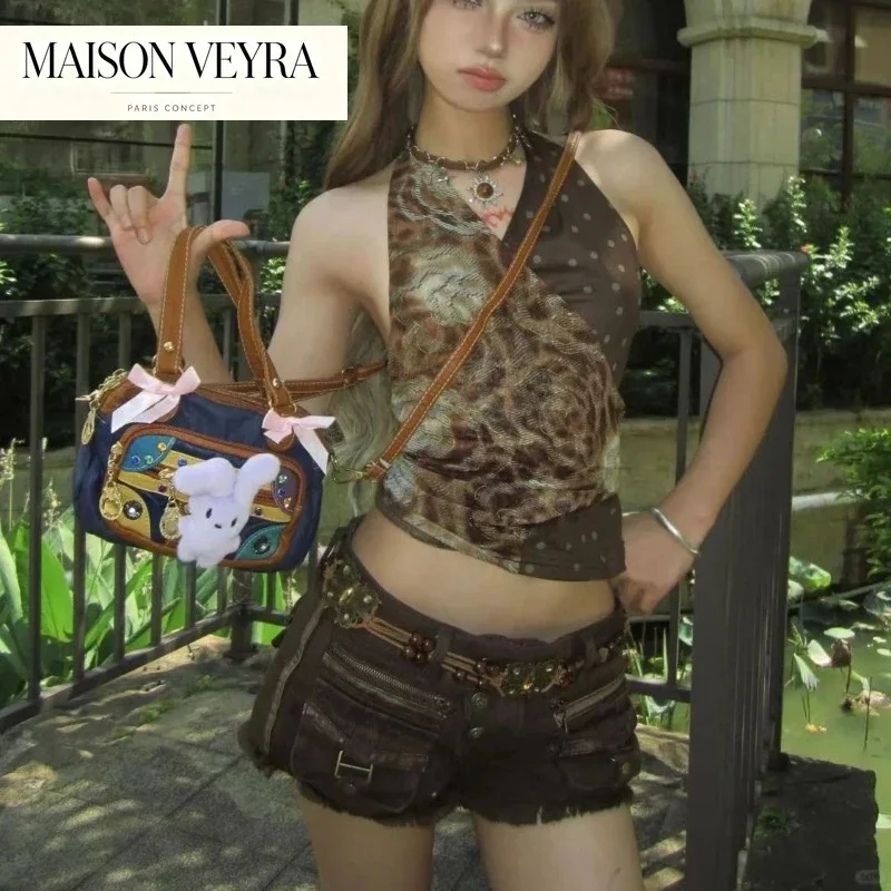 Subcultural American Vintage High Street Sexy Shorts Personality Practical Y2k Aesthetic Girl Punk Bottom Harajuku Short Pant