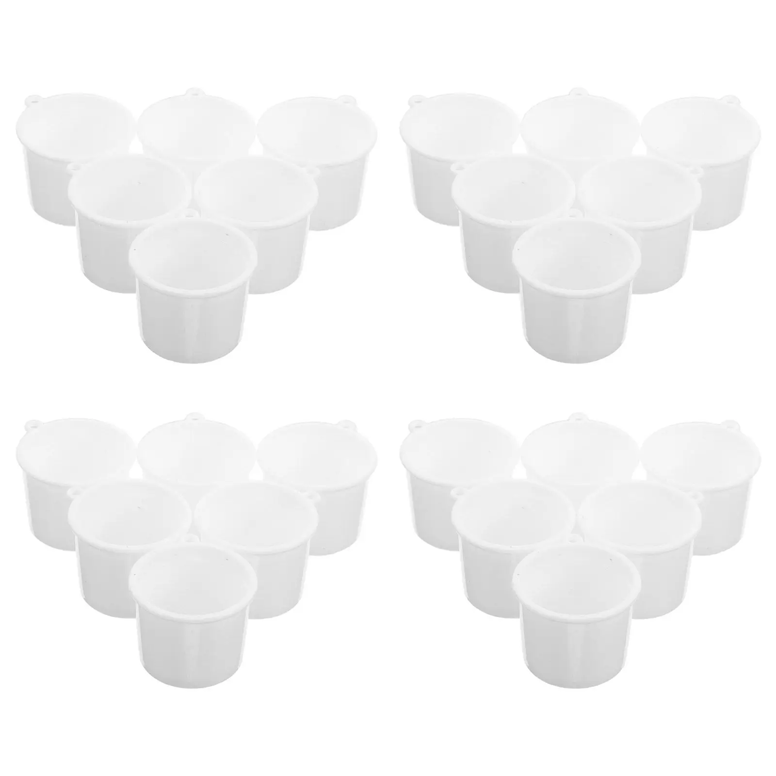 

100Pcs Miniature Kitchen Accessories Realistic Plastic Bowls Pretend Play Set Micro Landscape Scene Dollhouse Lunch Box Takeaway