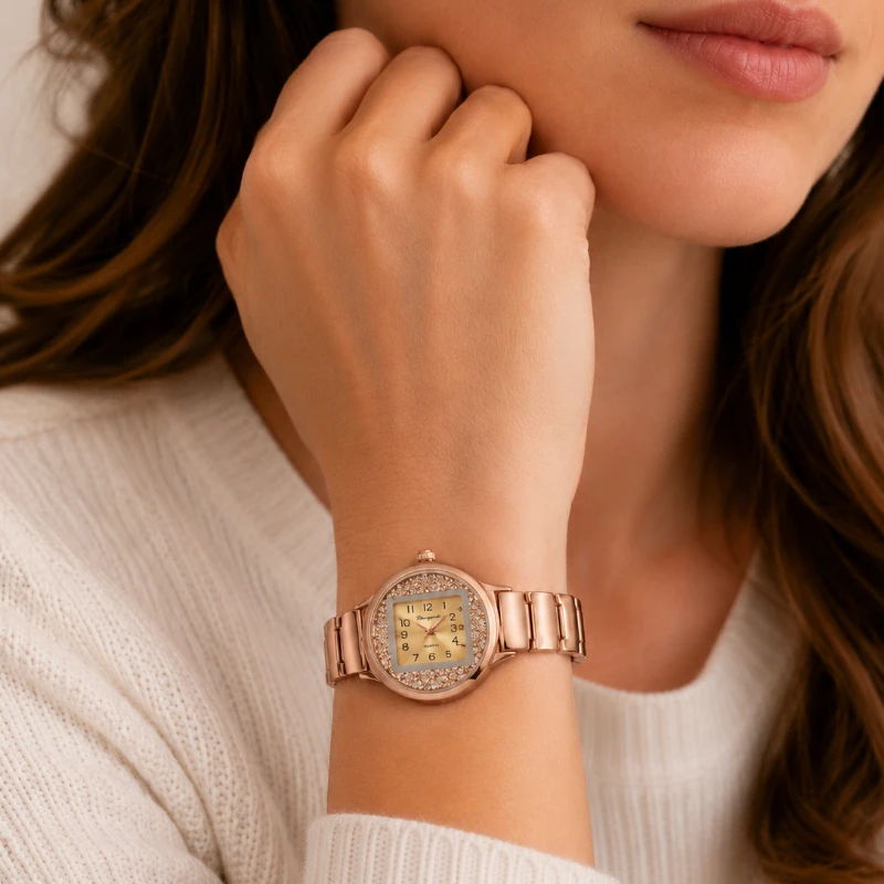 Fashion Women's Bracelet Watch Luxury Diamond Small Square Dial Quartz Watches for Woman Elegant Ladies Wristwatch Clock Reloj