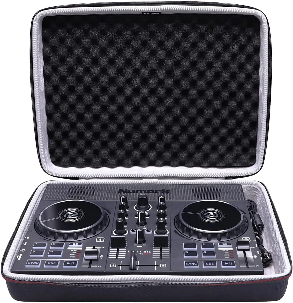 Estojo Rígido EVA LTGEM para Controlador DJ Numark Party Mix II ou Numark Party Mix Live - Bolsa de Transporte Protetora para Viagem