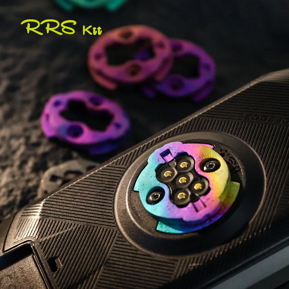 RRSKIT For Garmin 1050 Bicycle Computer Mount Back Cover Repair Parts 3D Printing Titanium Alloy Bike Buckle Repair Parts