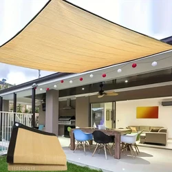 Outdoor sunshade net HDPE anti UV sunshade net 80-90% sunshade rate Car pergola Garage sunshade net beige black green