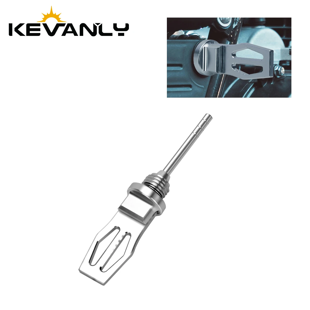 

1 шт. Универсальный алюминиевый датчик уровня масла с ЧПУ для мотоциклов, квадроциклов и скутеров (аксессуар для модификации)