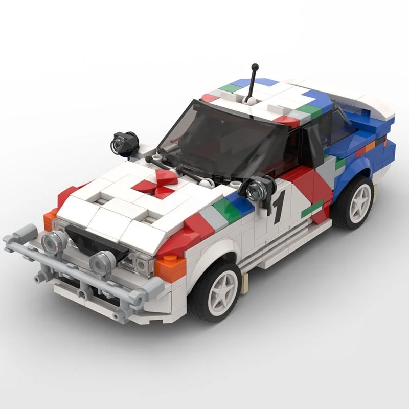 487 قطعة MOC ميتسوبيشي جالانت بانداما رالي نموذج بناء لعبة كتل هدايا عيد الميلاد العمارة فكرة التعليم الطوب الاطفال #4