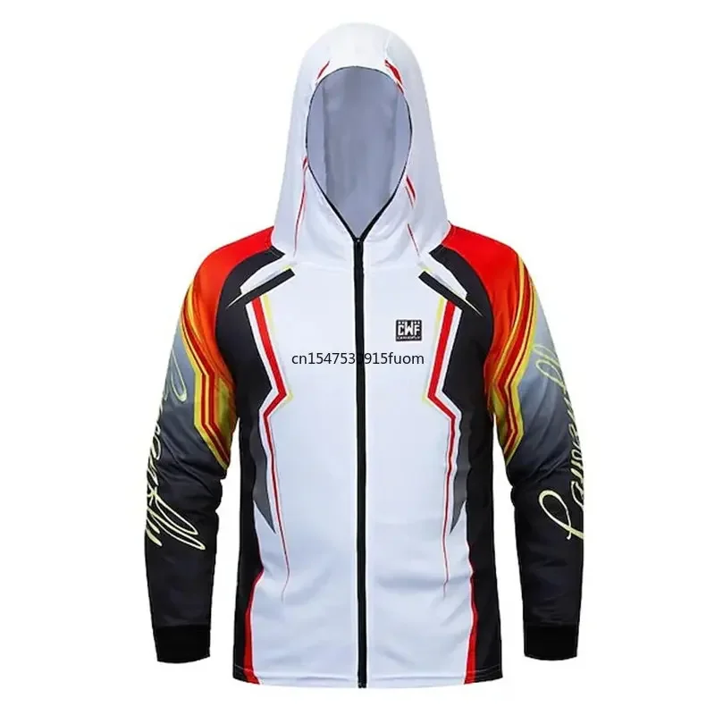 

New Summer Long Sleeve Anti-UV Comfortable Men's Sublimation Jerseys High-Quality Fishing Clothing Fishing Hoodie