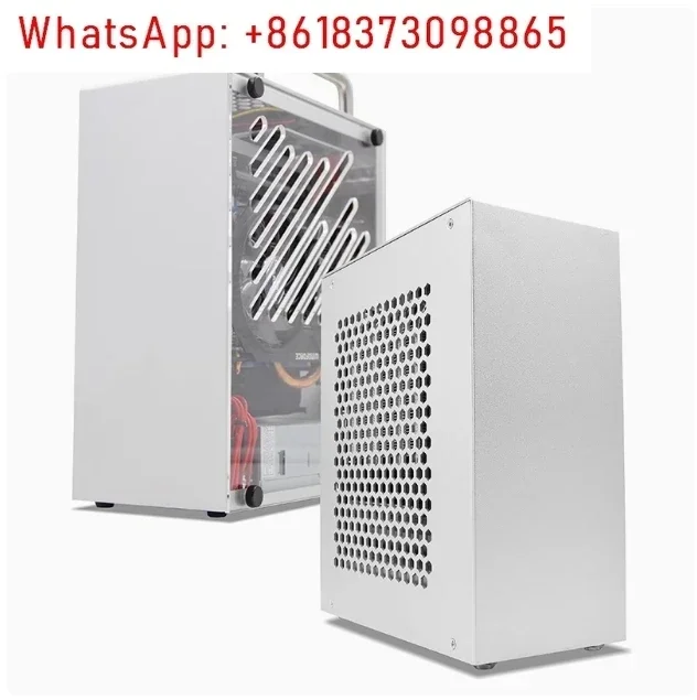 S3 MINI ITX Case Aluminum 5 Litre PC Gaming Small Chassis With Handle Support RTX3060/13600 Computer Compact A4 Case