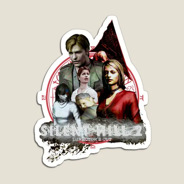 Silent Hill 2 Familly  Magnet Stickers Home Decor Cute Children Funny Kids Refrigerator Baby Magnetic Colorful Toy