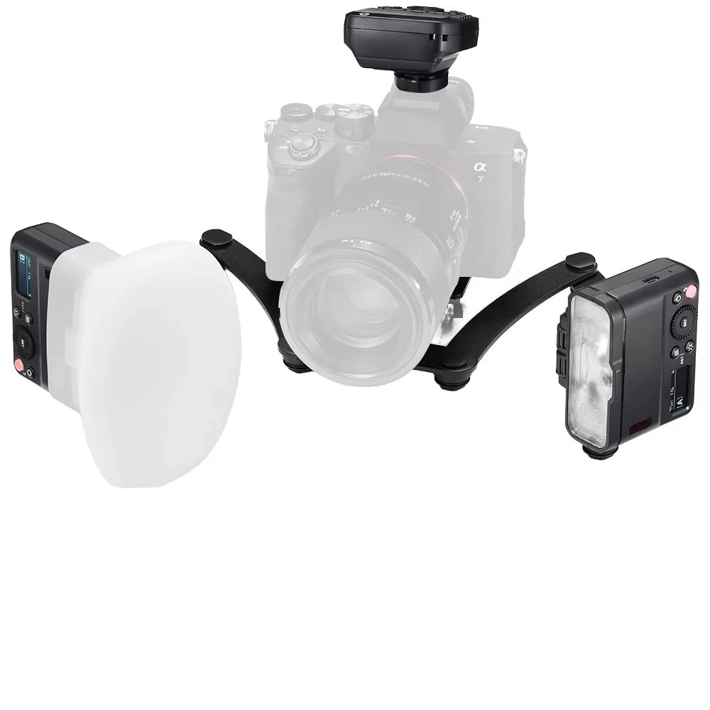 MF12-DK1 Wireless Mini Macro Dual Flash Diffuser for Photography Oral Cavity Insect Close-Up Shooting