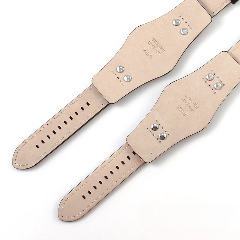 Sweatproof Odorless Genuine Cowhide Leather Watchbands for Fossil Ch2564 Ch2565 Ch2891 Ch3051 Series Breathable Strap 22mm