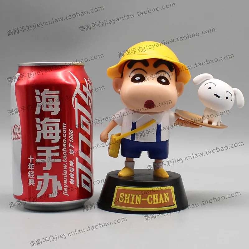 Crayon Shin-chan Anime Action Figure Brinquedos, Estátua Gk, Boneca Kawaii, Ornamento bonito do carro, Presente para crianças, Modelo de PVC