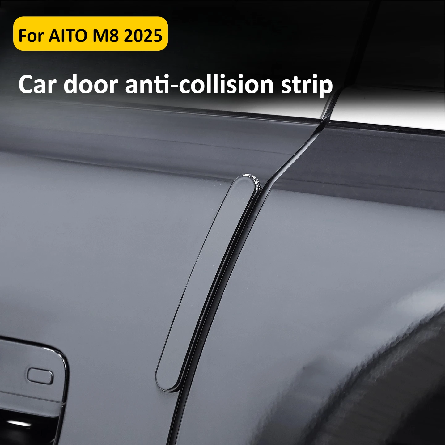 

For AITO M8 2025 Car Door Anti-Collision Strip Hidden Edge Protection Anti-Collision Anti-Scratch Modification Accessories