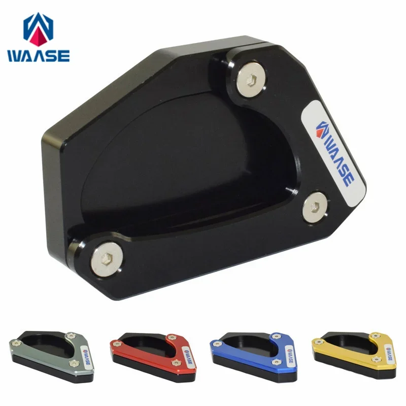 waase For Suzuki V-Strom VStrom 650 650XT DL650 DL650XT 2004-2023 Kickstand Foot Side Stand Extension Pad Support Plate