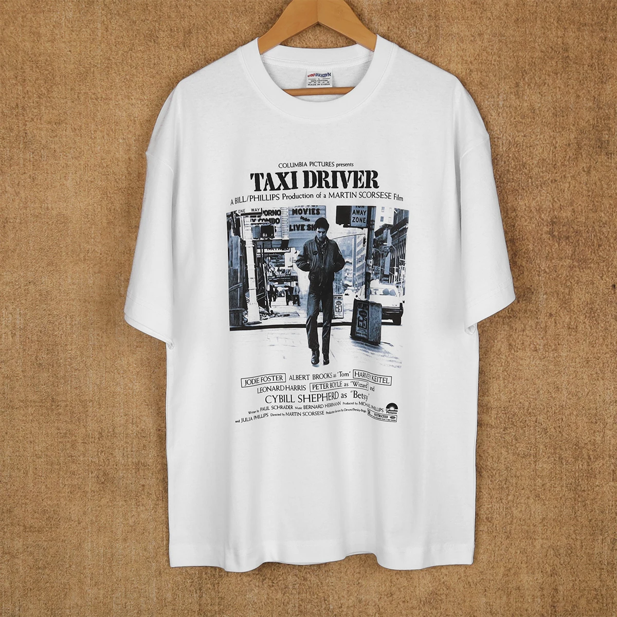 TAXI D ビンテージ映画Tシャツ ロバートデニーロ タクシードライバー Tシャツ ロバート・デ・ニーロ映画 レイジング