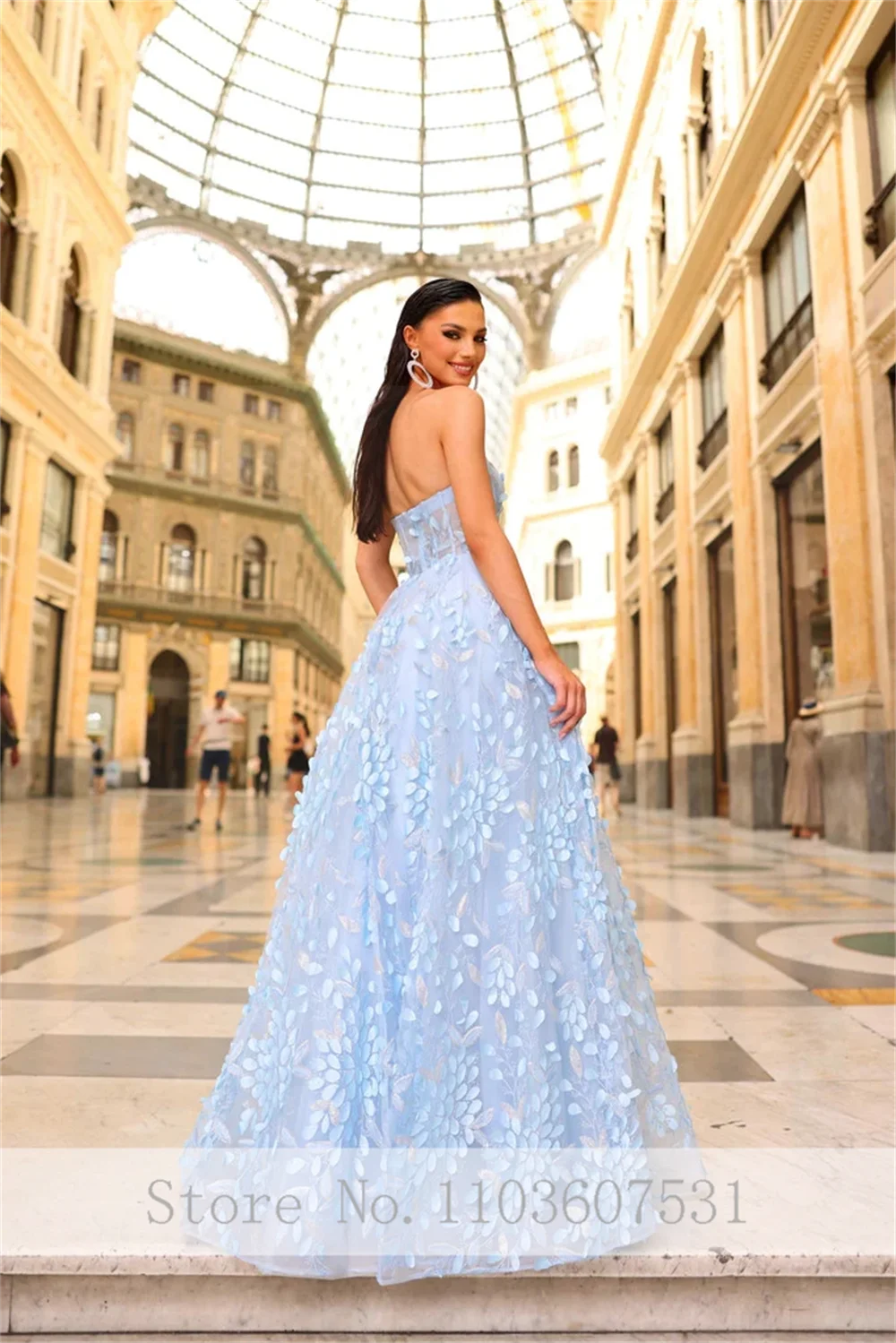 Elegant Sweetheart Collar Off the Shoulder Applique Lace Tulle Prom Dress for Women Backless Court A-line Prom Gown فستان الزفاف