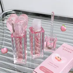 Plumping Jelly Lip Gloss Lasting Moisturizing Transparent Lip Oil Water Light Mirror Peach Lipstick Women Lips Makeup Cosmetics