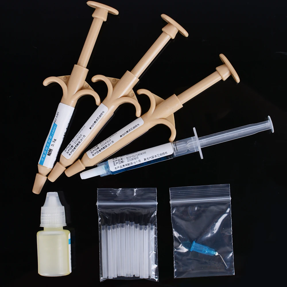 Enhance Your Smile: Dental Orthodontic Resin Kit - Self-Curing Composite for Bonding & Treatment