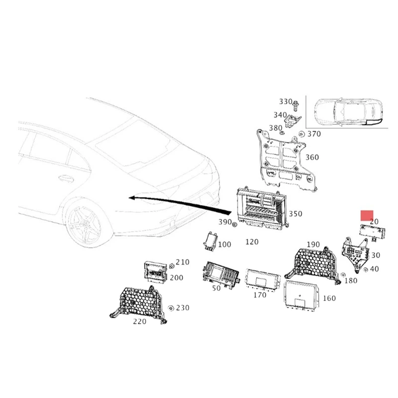 A2139000814 Tailgate Release Module Control Unit For Mercedes-Benz W205 W213 W217 W222 2018-2022 Luggage Lid Lock Device