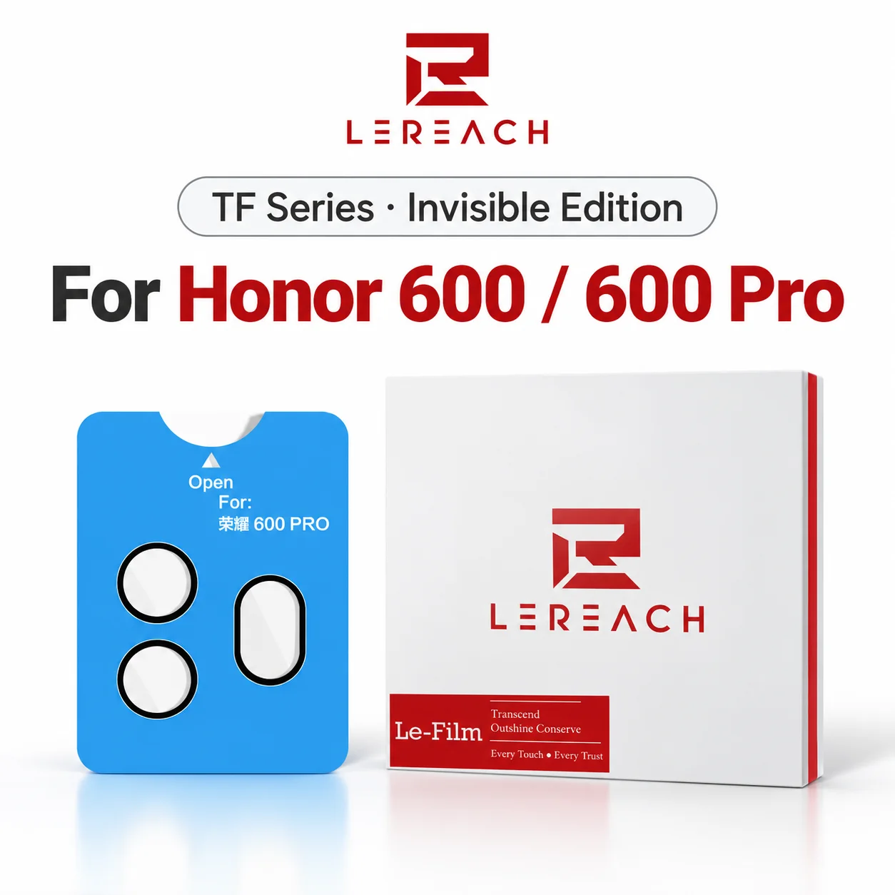 Camera Lens Glass For Honor 600 Pro Protector Film HD Clear Anti-Shatter With Alignment Tray LS3000