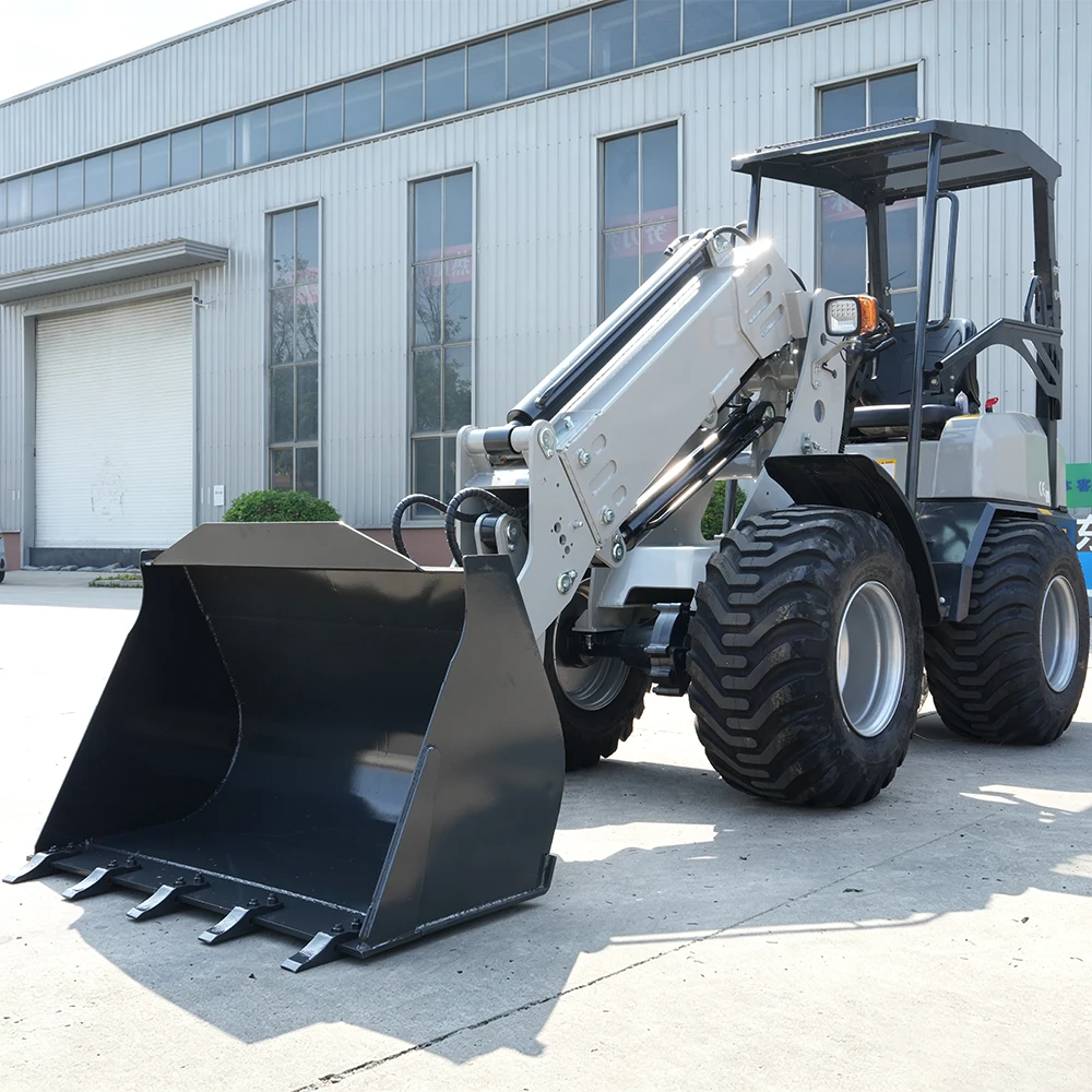 Mini Loader CE Euro 5 Certified Customizable Multiple Attachments Optional For Farm Garden Construction Material Handling Work