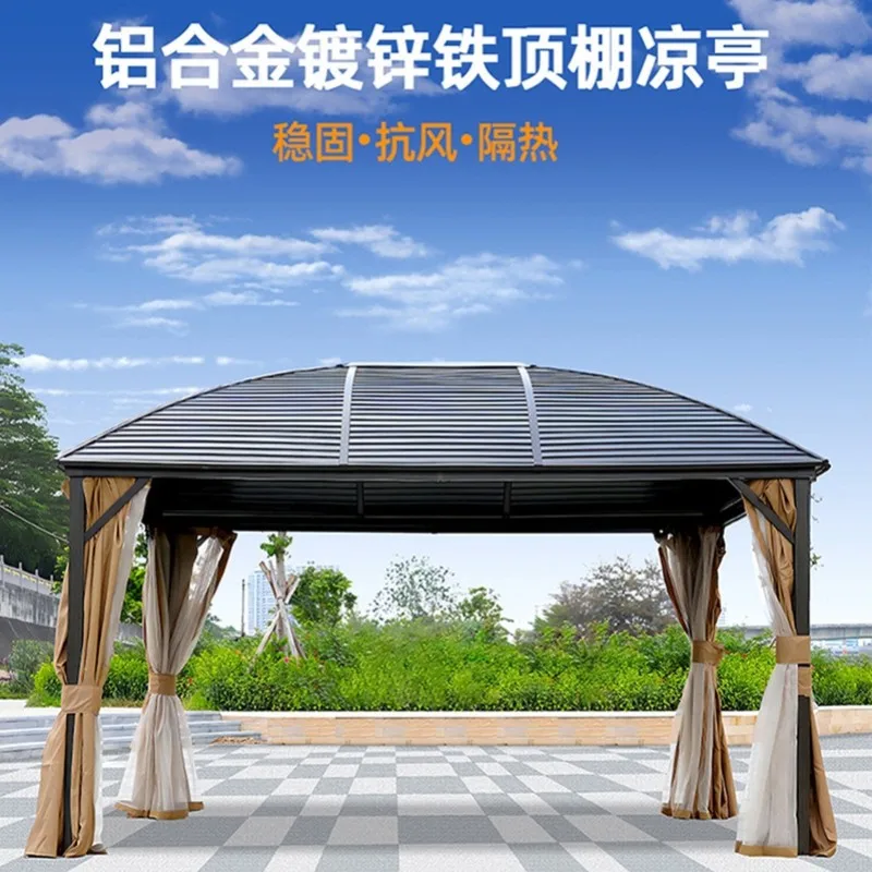 Sunroom, pavilion, outdoor courtyard, villa garden aluminum alloy sunshade balcony roof modern