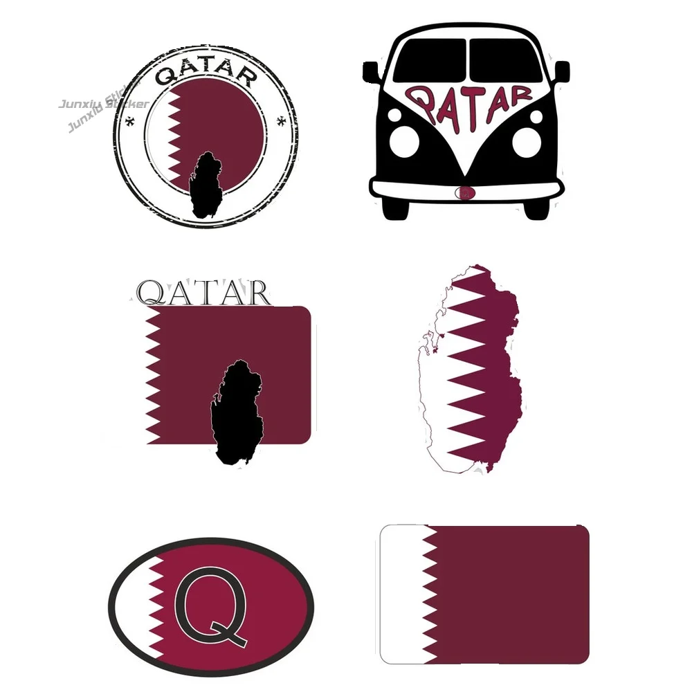 

Qatar Flag Vinyl Stickers Custom Decals Personalized Stickercamper Sun Decals Z900 Stickers For Car Decoration Outside New Arriv