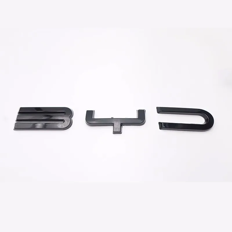 For BYD Dolphin Black Front Net Letter Sticker Logo 1pc