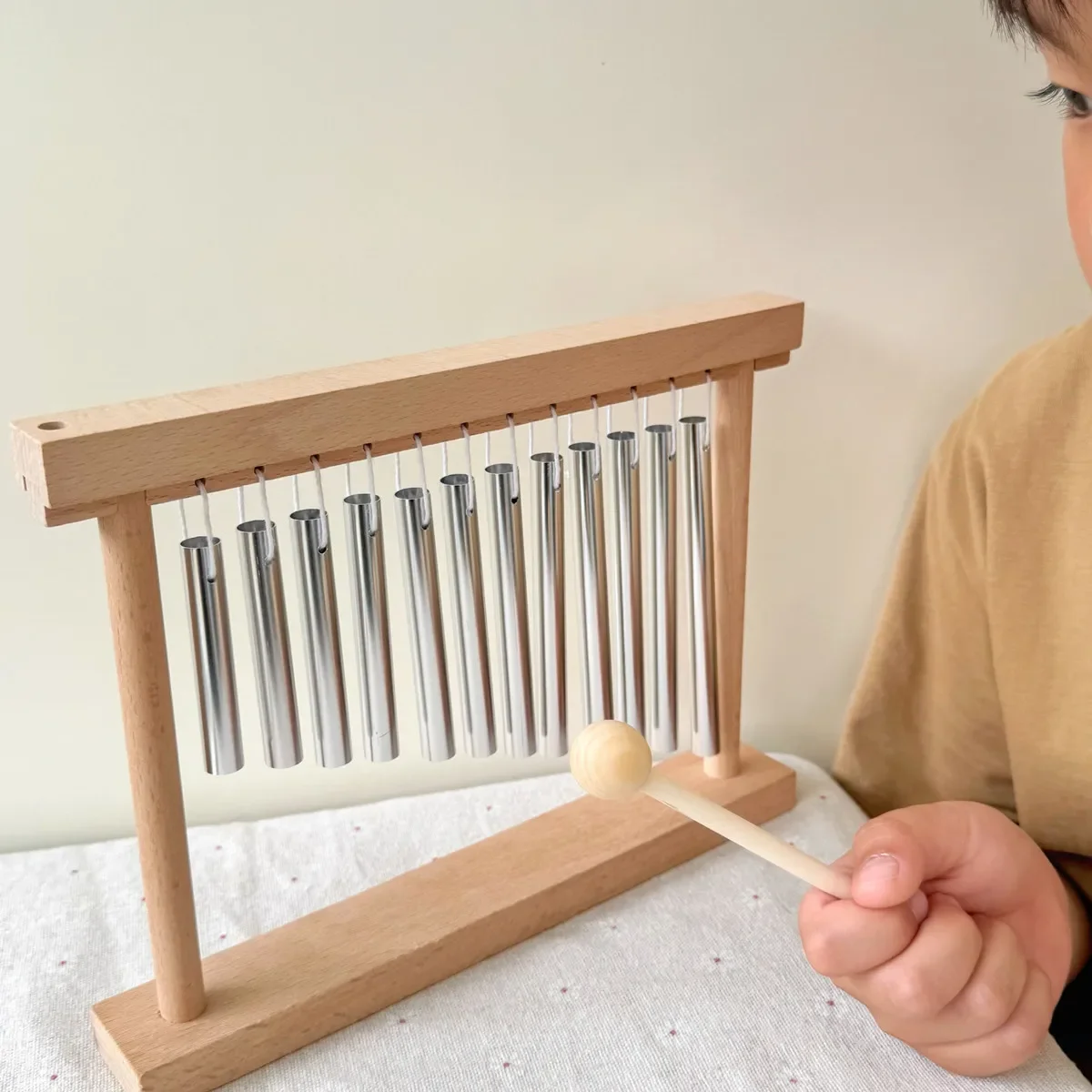 Children's early education percussion instrument hand ringing wind chimes puzzle exercise  cultivate music interest interaction