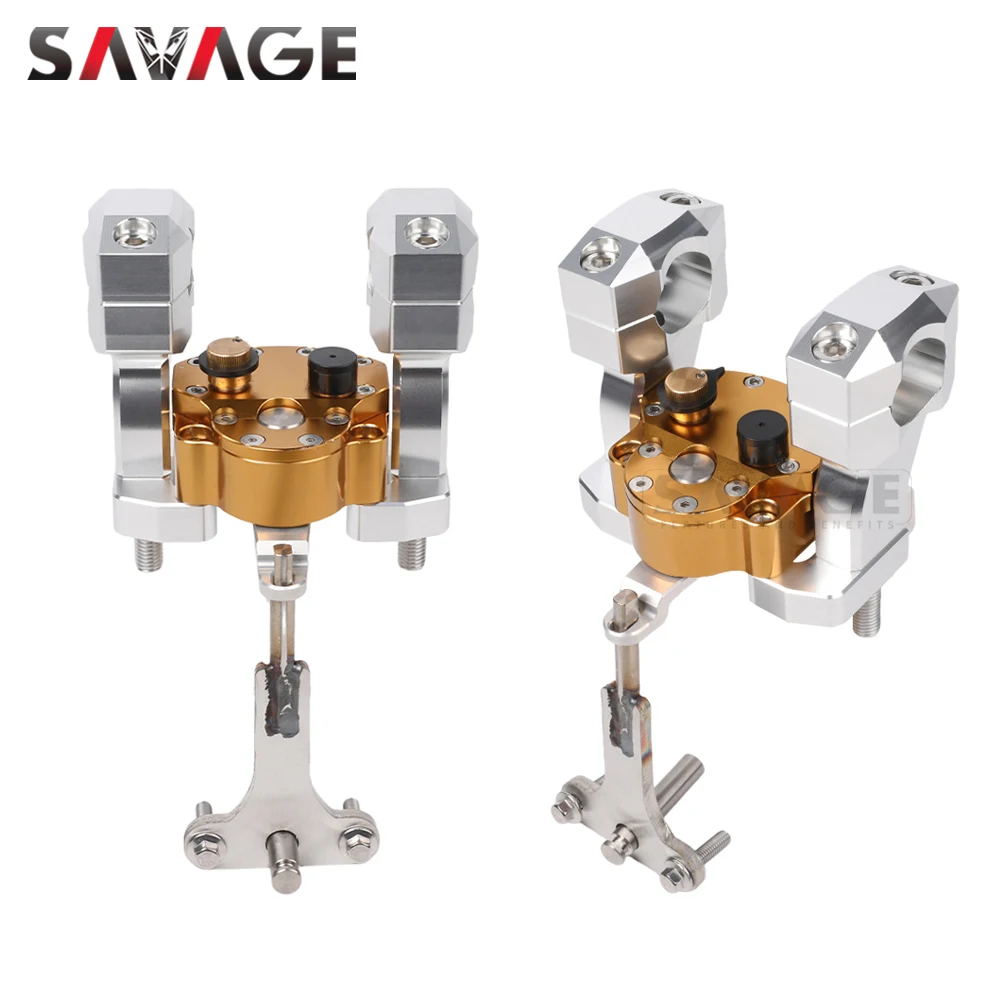 Steering Damper Stabilizer For Husqvarna 701 Enduro Supermoto GasGas ES SM 700 Motorcycle Reverse Safety Handlebar Riser Clamp