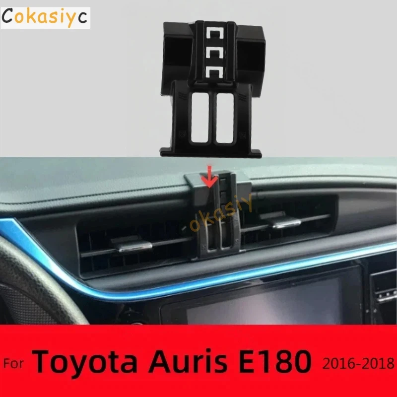 Car Phone Holder Strong Special Fixed Bracket FOR Toyota Auris E180 2016 2017 2018 15W Wireless Charging Base Cars Accessories