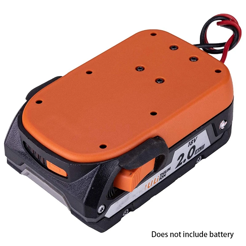 For Power Wheels Adapter For Ridgid AEG 18V Hyper Li-Ion Battery Dock Power Connector Rigid 12 Gauge Robotics