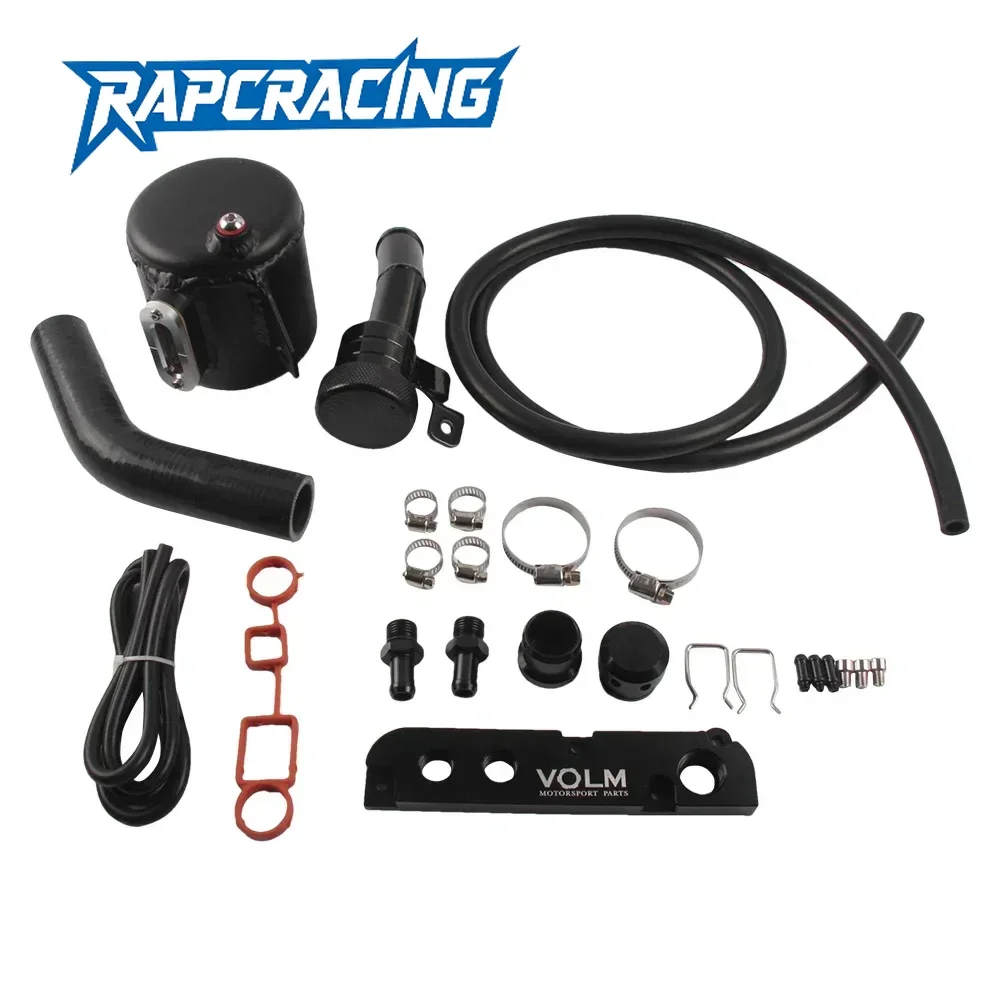 Aluminum Oil Catch Can Kit for Volkswagen Audi EA113 Engine 1 Set Engine Protection Oil Catch Tank Kits
