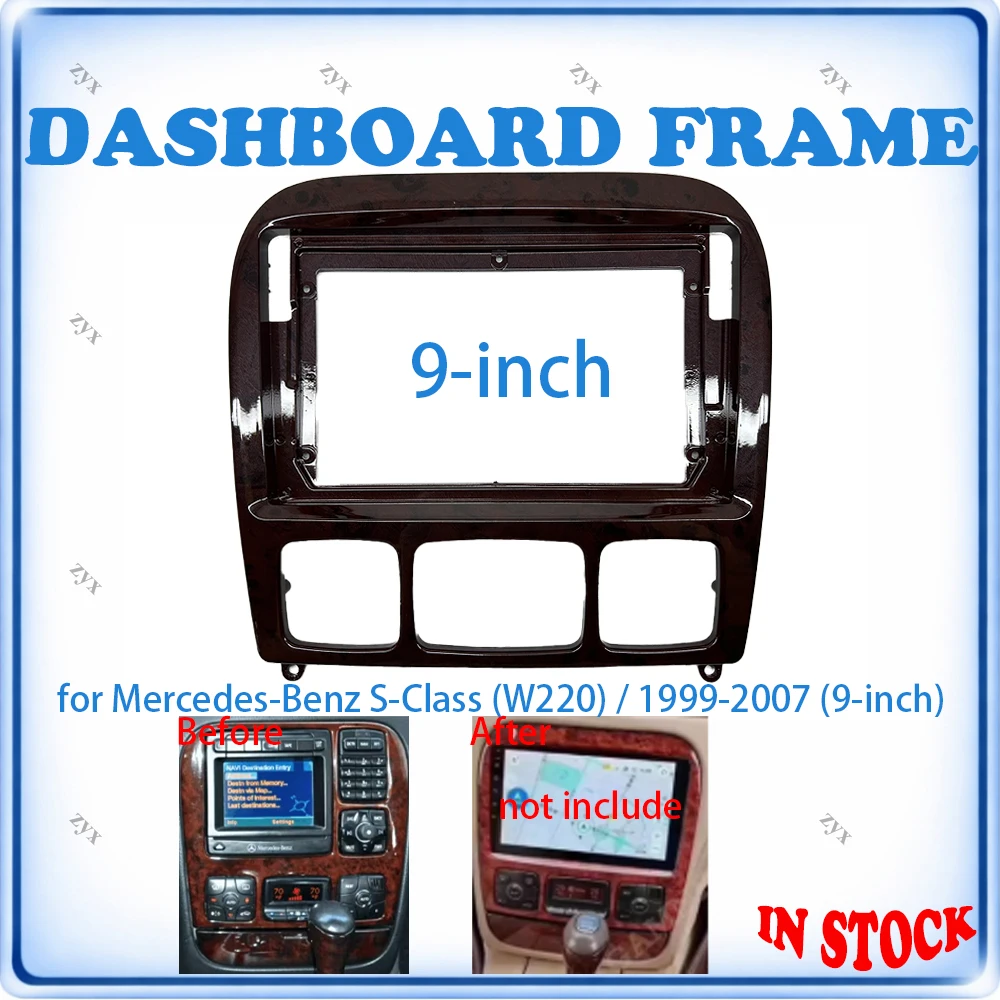 

Car Radio Fascia Frame For Mercedes Vito 2016 10 inch Trim Kit Car Accessories Plug & Play